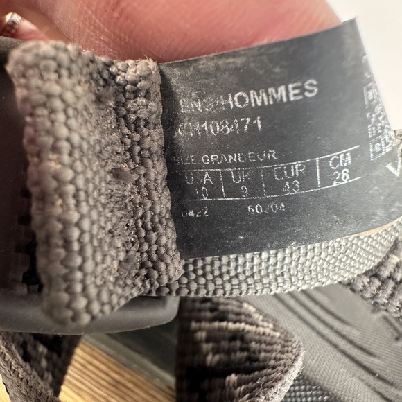 Chaco Z/2 Classic Sandals Mens SZ 10 Gray Beach Walking Outdoor River Fishing - Picture 5 of 5